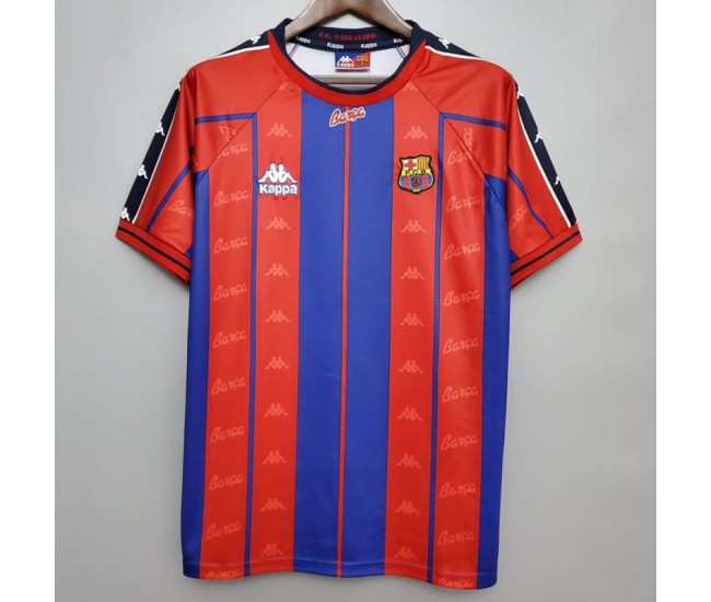 1997-1998 FC Barcelona Home Retro Jersey 