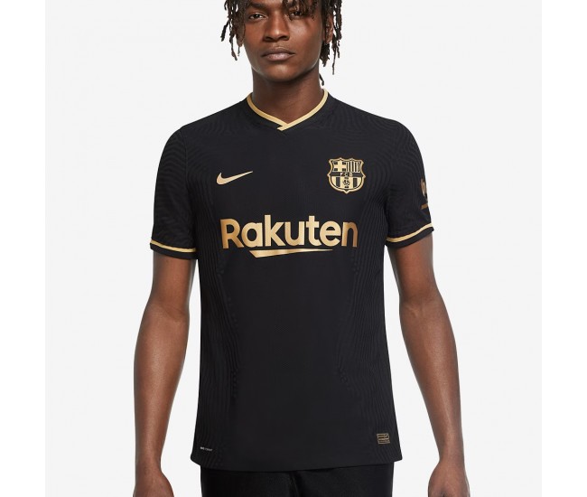 20-21 FC Barcelona Mens Away Authentic Soccer Jersey 