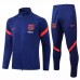 2021 FC Barcelona Blue Training Presentation Soccer Tracksuit