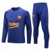 2022-23 FC Barcelona Blue Training Technical Soccer Tracksuit