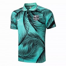 FC Barcelona Football Green Polo Shirt 2021