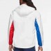 23-24 FC Barcelona Mens AWF Raglan Hoodie Jacket White