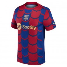 23-24 FC Barcelona Mens Blue Pre Match Jersey 23-24 FC Barcelona Mens Blue Pre Match Jersey