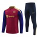 24-25 FC Barcelona Mens Red Training Technical Tracksuit