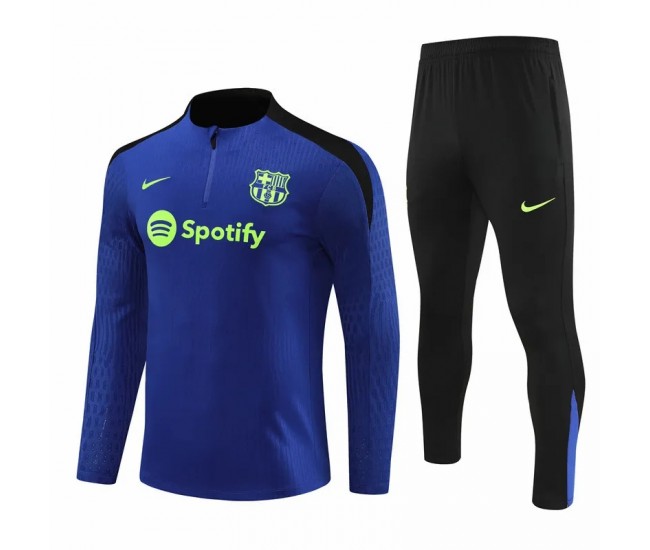 24-25 FC Barcelona Mens Royal Blue Training Technical Tracksuit