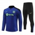 24-25 FC Barcelona Mens Royal Blue Training Technical Tracksuit