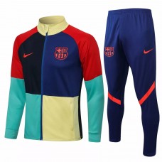 2021-22 FC Barcelona Multicolor Training Presentation Soccer Tracksuit