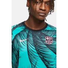 Barcelona Pre match Training Shirt 2020 2021 Green