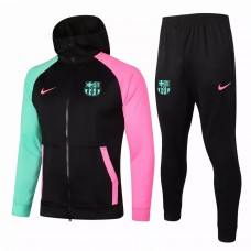 FC Barcelona Presentation Football Tracksuit Black 2021 FC Barcelona Presentation Football Tracksuit Black 2021