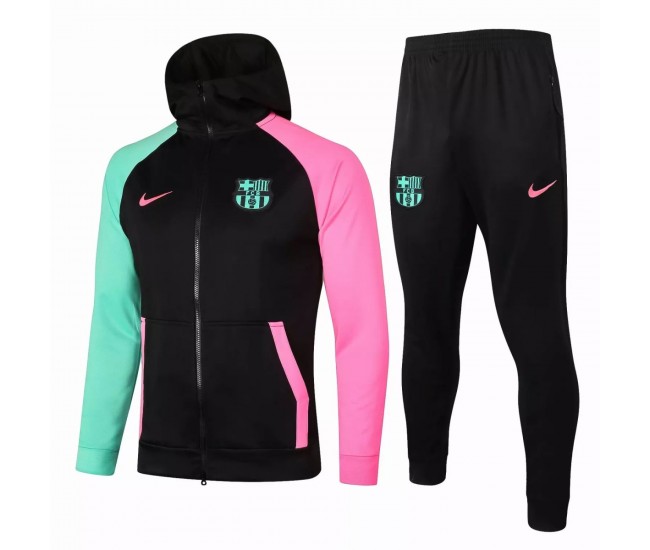 FC Barcelona Presentation Football Tracksuit Black 2021