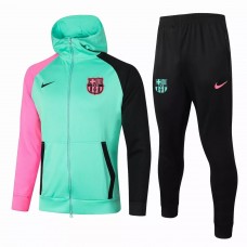 FC Barcelona Presentation Football Tracksuit Green 2021 FC Barcelona Presentation Football Tracksuit Green 2021
