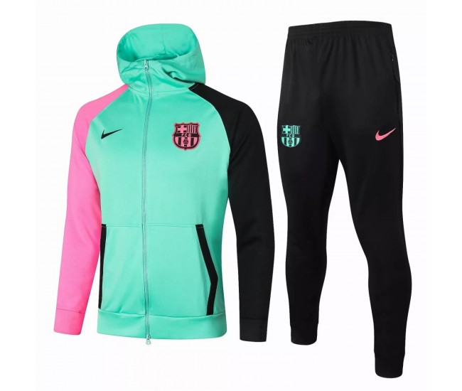 FC Barcelona Presentation Football Tracksuit Green 2021