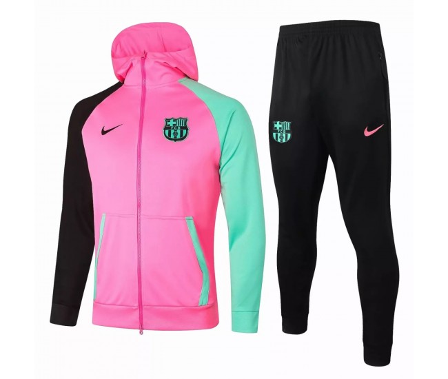 FC Barcelona Presentation Football Tracksuit Pink 2021