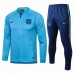 FC Barcelona Football Presentation Tracksuit Suit Blue 2021