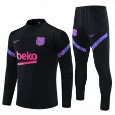 2021 FC Barcelona Training Technical Soccer Tracksuit Black 2021 FC Barcelona Training Technical Soccer Tracksuit Black