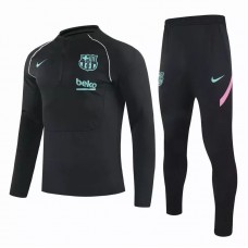 FC Barcelona Football Training Technical Tracksuit Black 2021 FC Barcelona Football Training Technical Tracksuit Black 2021