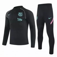 FC Barcelona Football Training Technical Tracksuit Black 2021