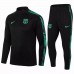 FC Barcelona Football Training Technical Tracksuit Black Green 2021 2022