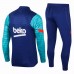 FC Barcelona Football Training Technical Tracksuit Blue Green 2021 2022