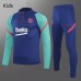 FC Barcelona Football Training Technical Tracksuit Blue Kids 2021 2022