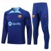 2022-23 FC Barcelona Navy Strike Training Technical Soccer Tracksuit