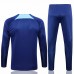 2022-23 FC Barcelona Navy Strike Training Technical Soccer Tracksuit