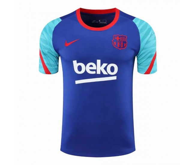FC Barcelona Training Shirt Blue 2021