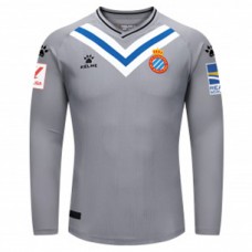 23-24 RCD Espanyol Mens Grey Long Sleeve Goalkeeper Jersey