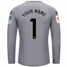 23-24 RCD Espanyol Mens Grey Long Sleeve Goalkeeper Jersey