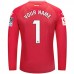 23-24 RCD Espanyol Mens Red Long Sleeve Goalkeeper Jersey