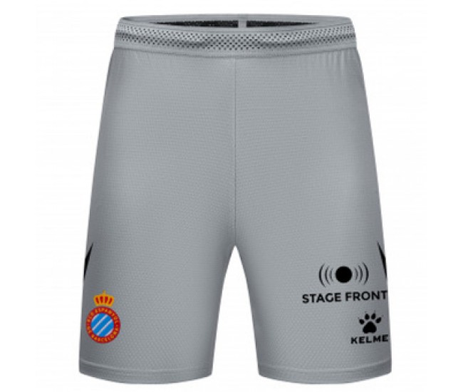 23-24 RCD Espanyol Mens Gray Goalkeeper Shorts