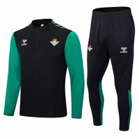 2022-23 Real Betis Black Training Technical Soccer Tracksuit