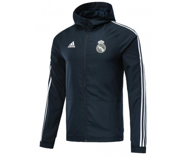 Real Madrid Full-Zip Windbreaker Jacket