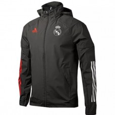 Real Madrid Mens All Weather Jacket 2020 Black