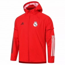 Real Madrid Mens All Weather Jacket 2020 Red