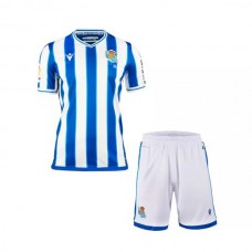 Real Sociedad Home Football Kit 2020 2021 Kids