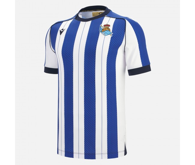 25-26 Real Sociedad Mens Home Jersey