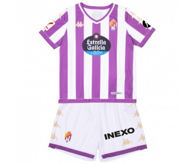 23-24 Real Valladolid Kids Home Kit