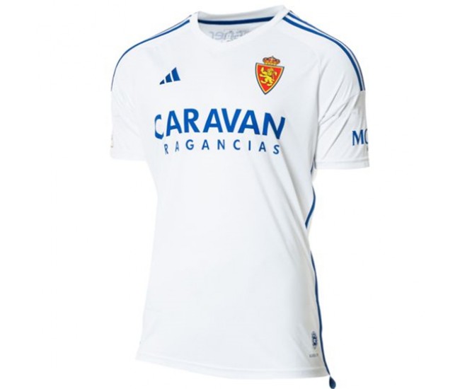 23-24 Real Zaragoza Womens Home Jersey