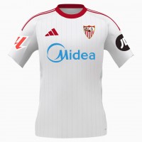 25-26 Sevilla FC Mens Home Soccer Jersey 