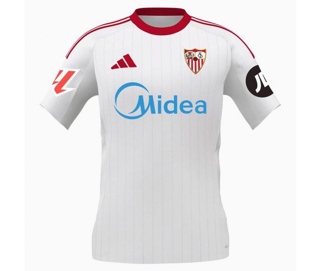25-26 Sevilla FC Mens Home Soccer Jersey 