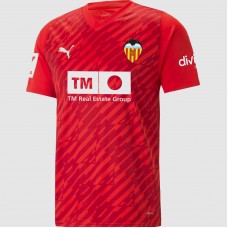 23-24 Valencia CF Mens Red Goalkeeper Jersey