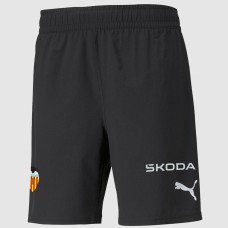 23-24 Valencia CF Mens Black Goalkeeper Shorts