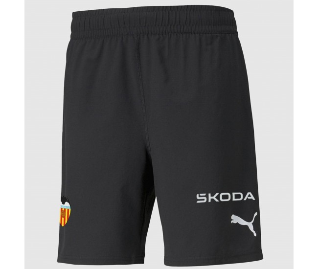 23-24 Valencia CF Mens Black Goalkeeper Shorts