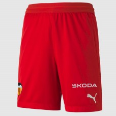 23-24 Valencia CF Mens Red Goalkeeper Shorts