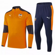 Valencia Technical Training Football Tracksuit Orange 2021