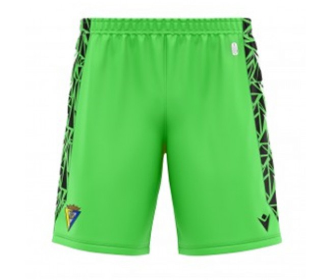 23-24 Cádiz CF Mens Green Goalkeeper Shorts