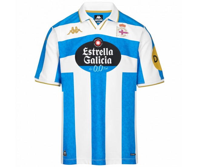25-26 Deportivo La Coruna Mens Home Soccer Jersey