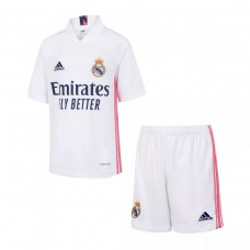 Real Madrid Home Kids Football Kit 2020 2021