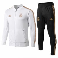 Real Madrid Presentation Soccer White Tracksuit 2019/20